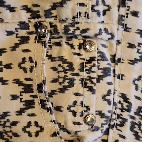 Pair Of Klip Skinny Jeans With Tribal Pattern. - Picture 6 of 6